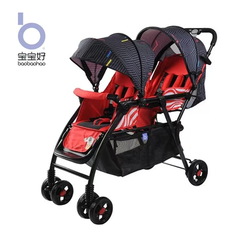 Most Popular Multi-function double baby strollers for toddler twins baby stroller