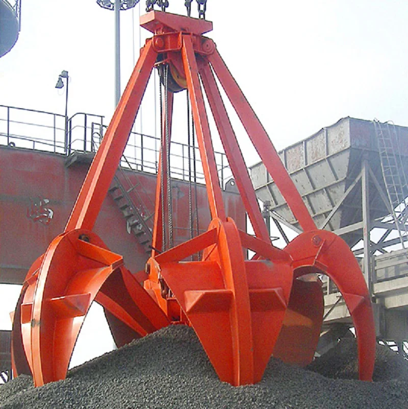 5 Ton Metal Crane Scrap Grab Bucket