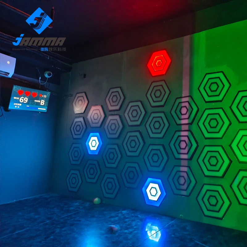 Activate Throwing Sport Reaction Games Ball Room Escape Maze Arena interactive Led Light Activity Wall Ball Game