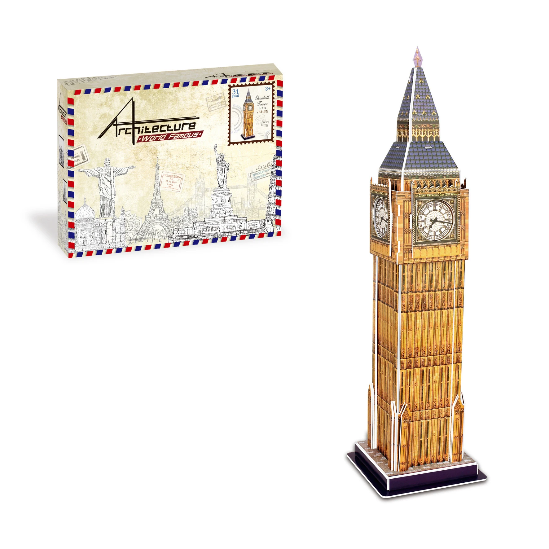 SEAMIND Educational Toy Puzzle Model Toys World Famous Architecture 3D Puzzle For Kids