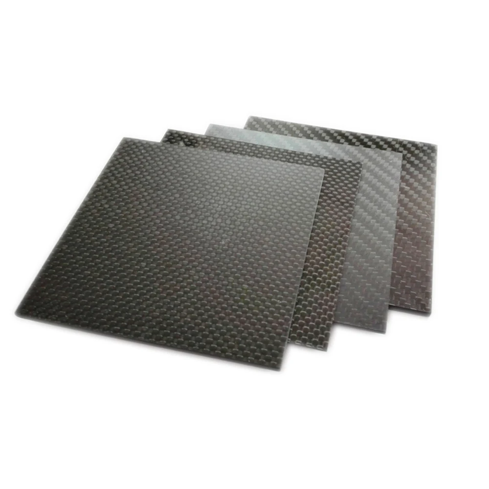 Wholesale High Strength 100% 3k Carbon Fiber Plain Weave Glossy Or Matte Carbon Sheet
