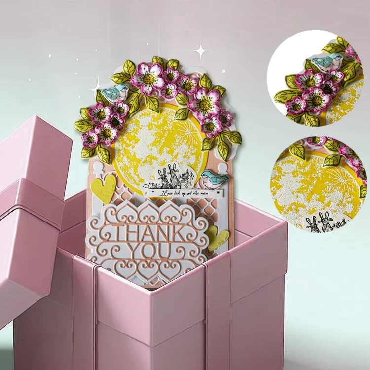 Luxury Paper Christmas Gift Postcard Greeting Cards with Envelope thank you Card for Small Business Customized Greeting Cards