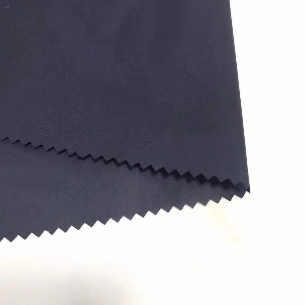 
210T PU Coating Nylon Taffeta Fabric WR WP 1500mm For Garment Down Coat Waterproof Fabric 