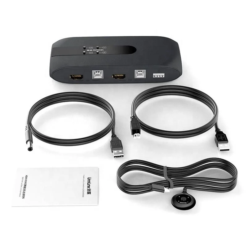 Hot Key 4K60Hz HDMI KVM Switch 4 Ports Video Switcher 4 In 1 Out ODM OEM Factory Manufacturers Customization