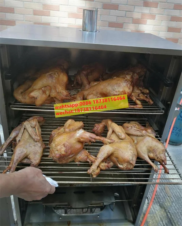 15Kg/batch mini meat sausage smoke oven pork beef cured meat bacon smoker smoked fish machine