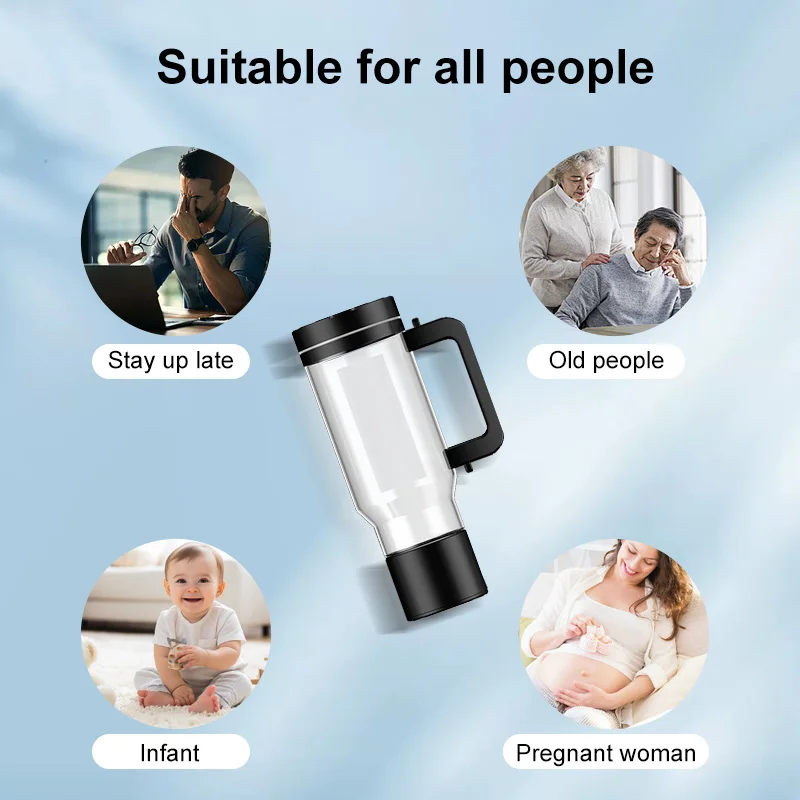 new hydrogen water bottle  generator SPE PEM high quality portable hydrogen water bottle 1000ML