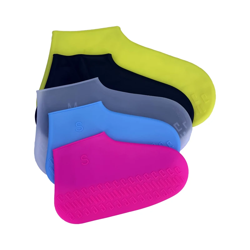 
Amazon Portable reusable Anti-Sand Non-Slip Waterproof Shoe raincoat Cover silicone Overshoes 