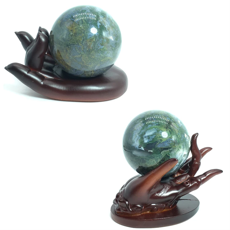 Хит продаж, оптовая продажа, Хрустальный держатель для сферы fengshui 3-6 см, подставка для хрустального шара Будды