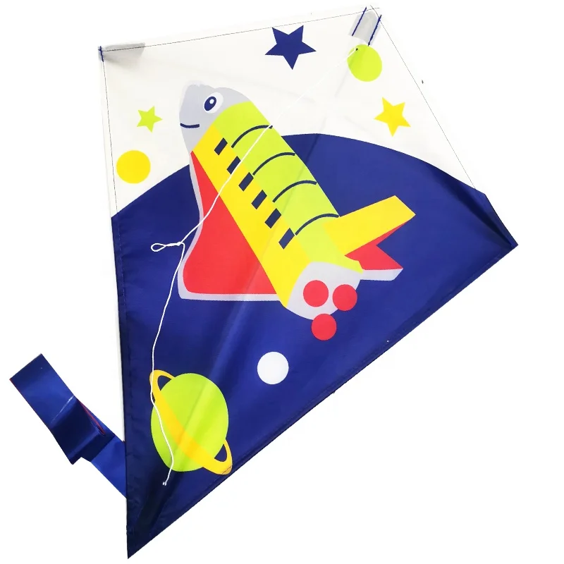 Easy flying kids kite Diamond rainbow  kite for promotional