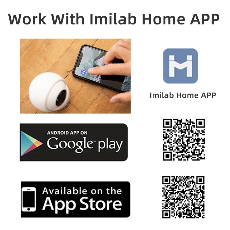 Imilab C20 1080P Babyfoon Met Camera Smart Home IP WiFi Security Surveillance Baby Monitor Sound Detection Night