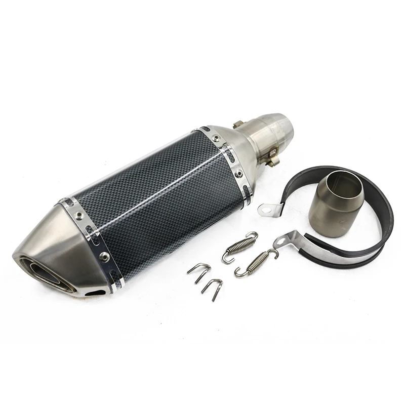 motorcycle escape akrapovic exhaust muffler tip Universal dirt bike exosto pipe ATV for bmw f800gs ktm450 yamaha xmax250 tmax250