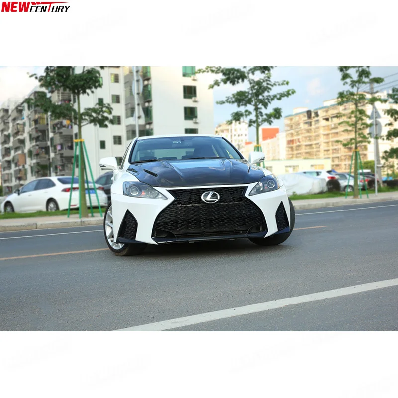  Обновленная бампер переднего бампера 1:1 для Lexus IS Sedan/Coupe 2006-2012 до 2021 стиль ISF полипропиленовые