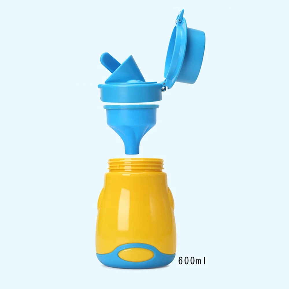 600-ml Portable Baby Toilet Training Urinal Outdoor Emergency Car Camping Traveling Child Toddler Urinal