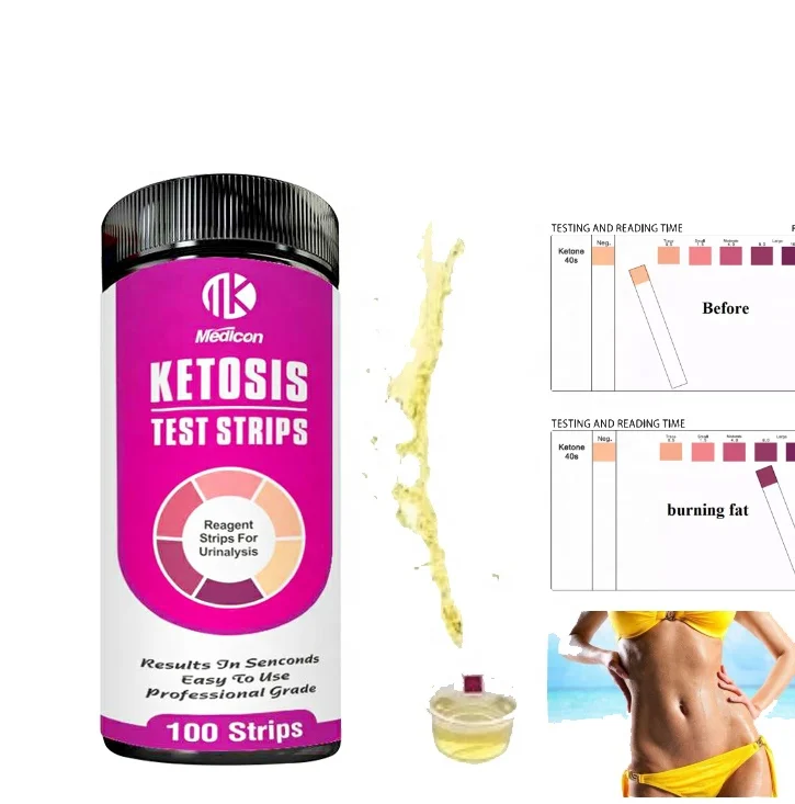 Hot Sell Wholesale Diabetic Ketone Test Strips Suppliers Urine Test Strips