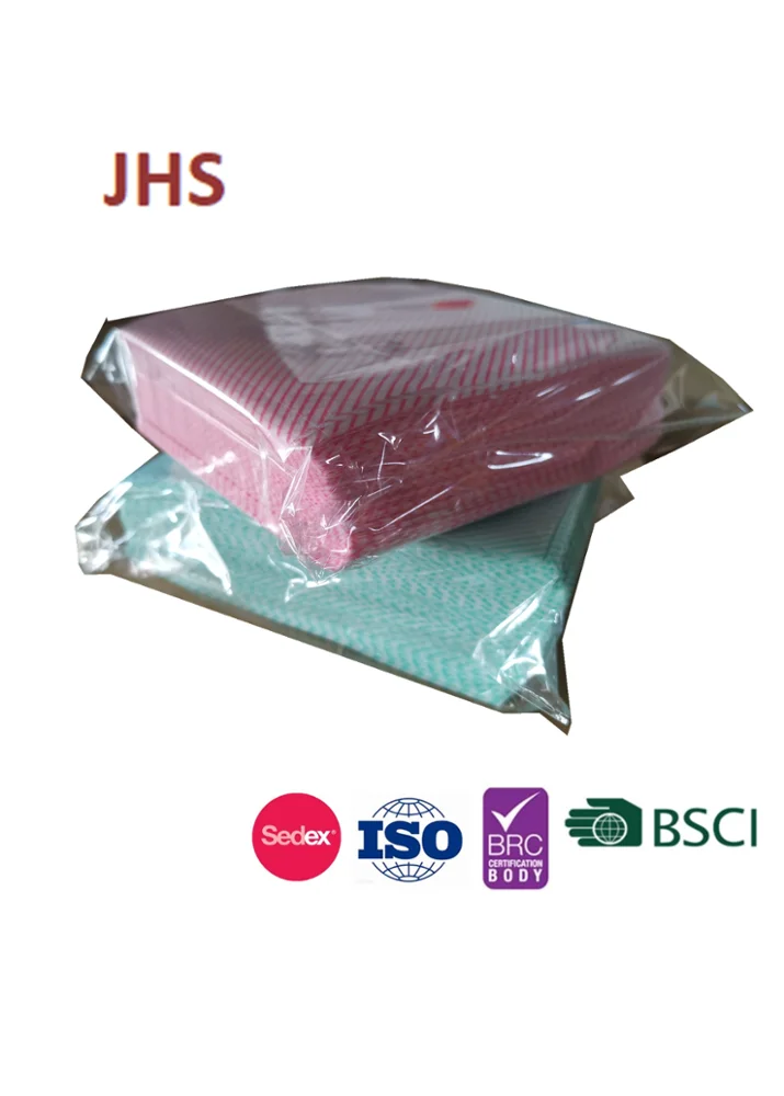 Household nonwoven cleaning supplies all purpose durable and disposable cleaning rags kitchen use nonwoven napkin