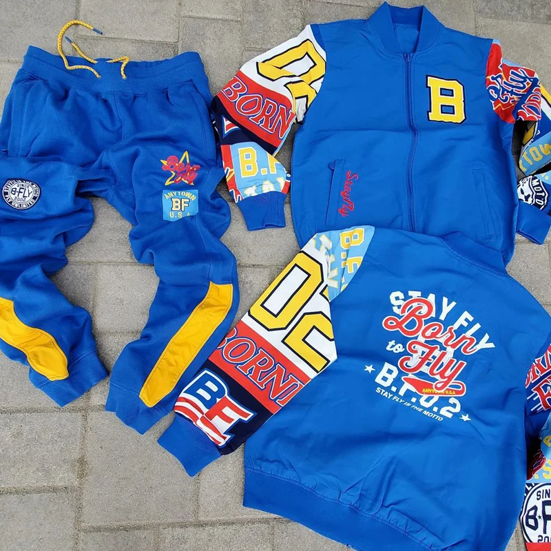 OEM Custom Black Zipper Puffer Custom Jacket Vintage Baseball Coats Jackets For Men