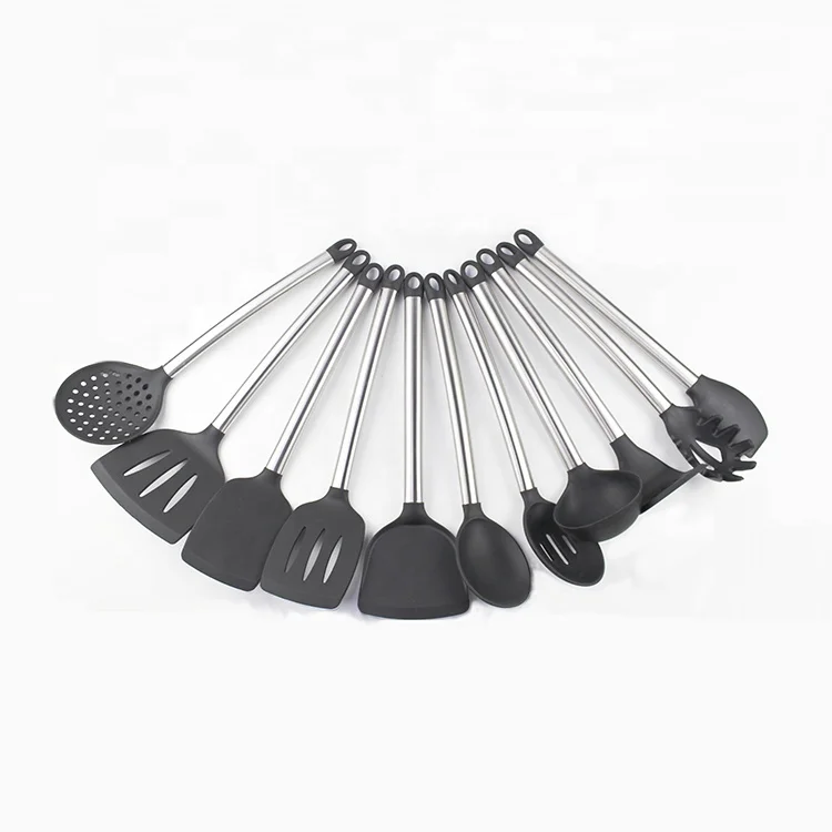 Hot sale Kitchen Utensil Dishwasher Safe 11pcs Stainless Steel Kitchen Cuisine Cooking Accessories Set
