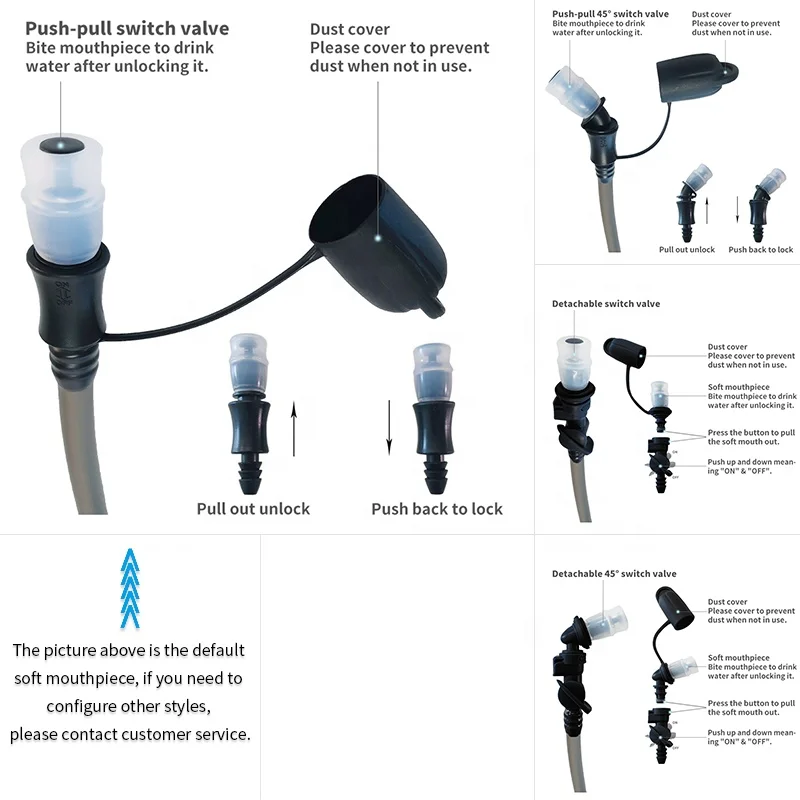 Hot Products High Quality 1L 2L 3L BPA Free Climbing and Camping Drinking TPU Water Bladde