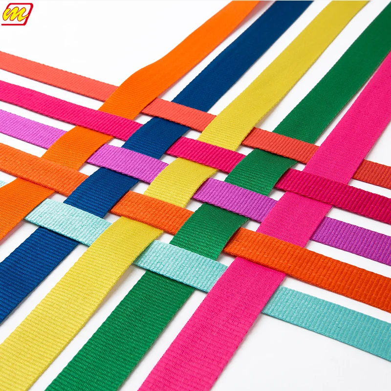 Manufacturer hot sell customized color bamboo fiber webbing