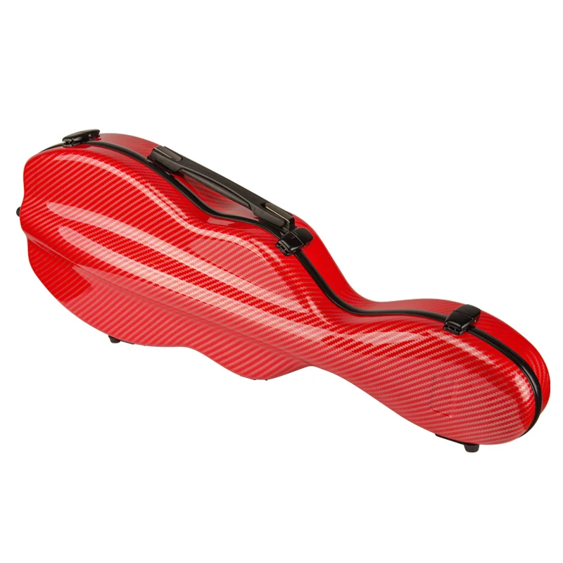 Durable Light weight Carbon Fiber Violin Case 4/4 Size in Red Color