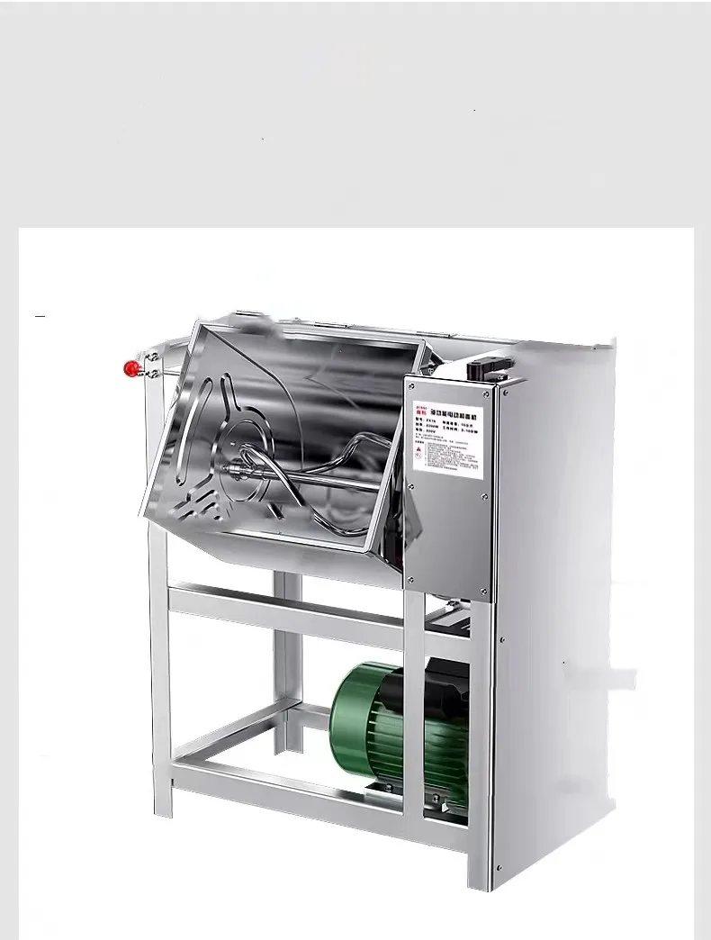Commercial fully automatic stainless steel flour mixer