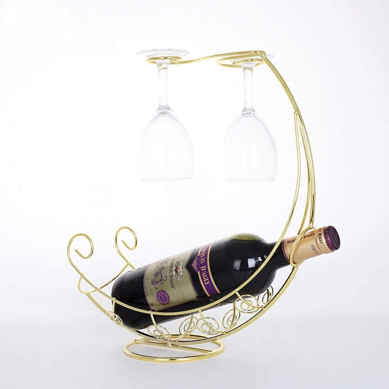 Wholesale Excellent Present Christmas Wine Bottle Holder Rack