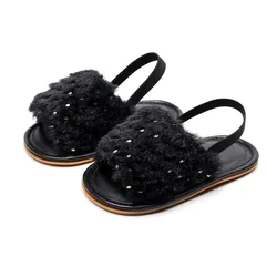 2022 baby sandals new arrivals summer baby girl 2year beige boutique fur sandals babies shoes and sandals children
