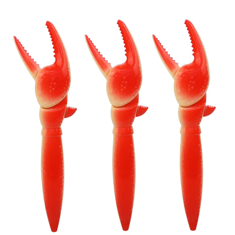 Copllent kawaii lobster claw ball point pen cute creative pen crab clamp pen stationery