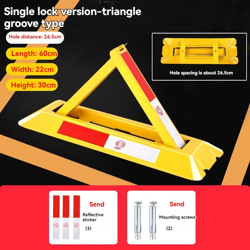 Factory Price on Reserved Foldable Personal Car Parking Lot Space Lock Barrier Traffic Barriers Product Category