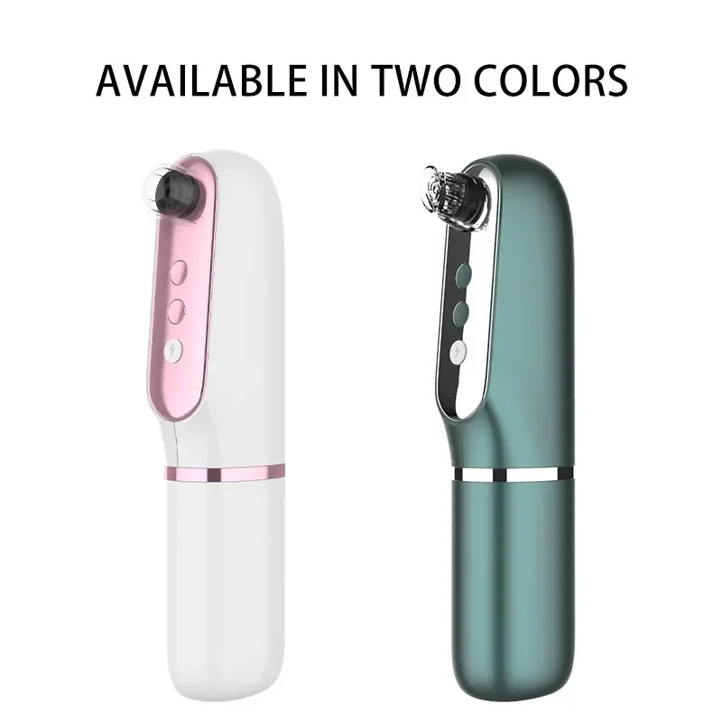 Trending Products Rechargeable Vacuum Blackhead Suction Remover Small Bubble Pore Cleaner Facial Beauty Instrument