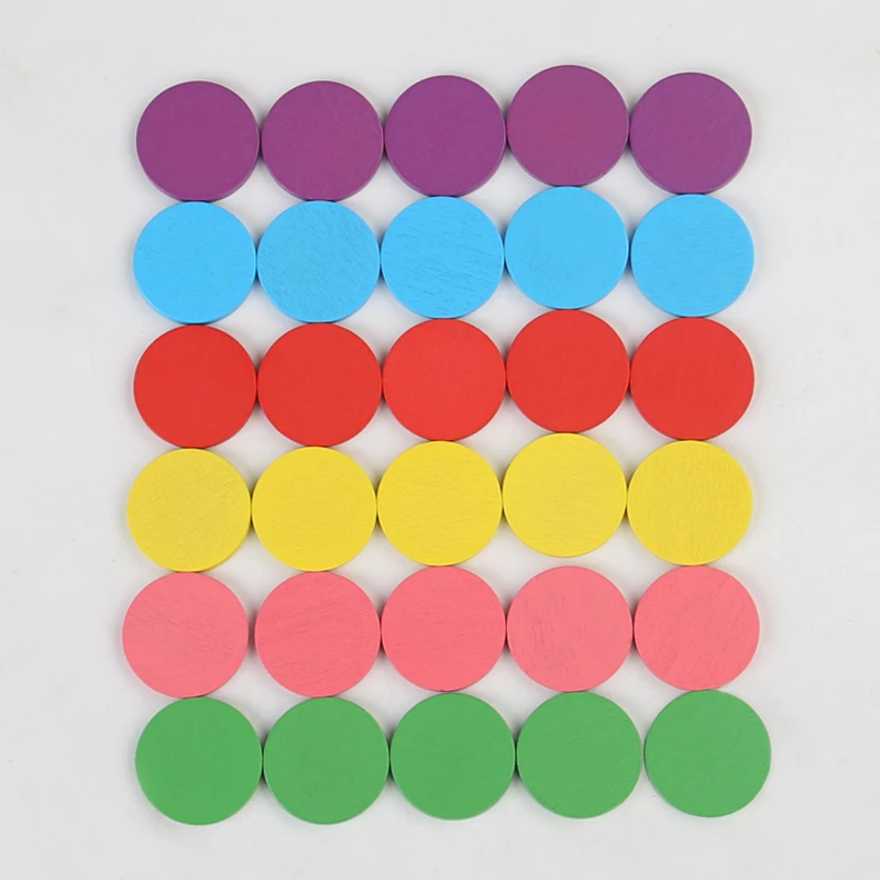 2024 New Hourglass Timer Memory Circle Chip Colorful Cognitive Cards Montessori Educational Toys  for Children