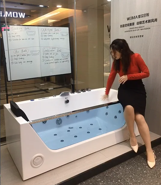 Woma Classic Bubble Bath Hot Tub Hydromassage Whirlpool Jetted SPA  Bathtub (Q408)
