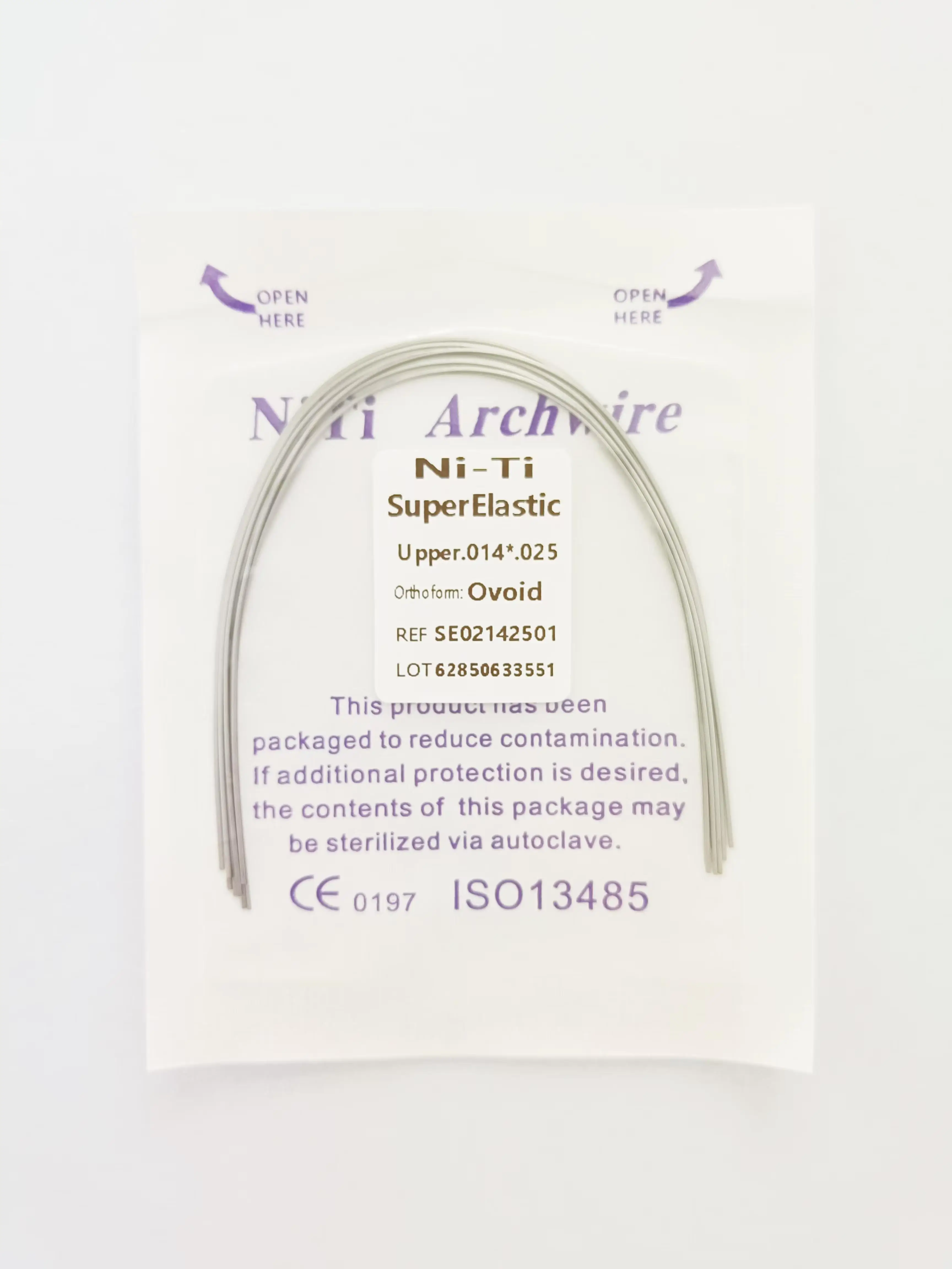 Dentista Niti Braces Wire 014 Niti Dental Archwires Orthodontic Niti Wire for Brackets dental arch wire