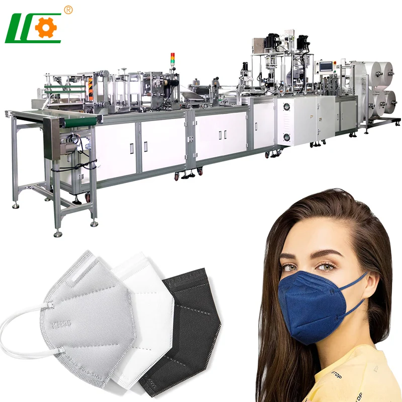 KN95/N95 2-5 Layer Cup Dust Safety Masks Making Machine Full-automatic  KN95/N95 Mask Machine