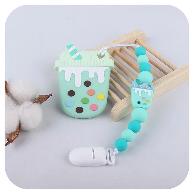 Baby Teething Toys, Easy To Hold, Soft, BPA Free Silicone Ice Cream Teethers For Babies 0-12 Months
