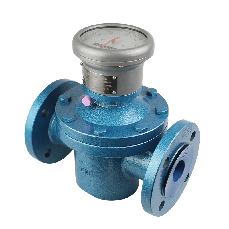 High viscosity vegetable oil flow meter mechanical gear flowmeter