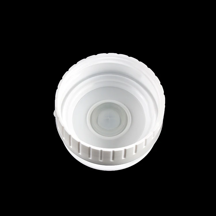 Hot sale 38/400 food grade plastic flip top cap with silicone valve for honey/ketchup bottle
