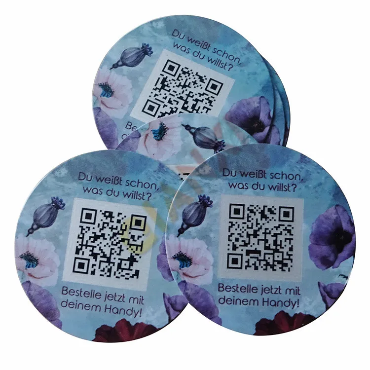 Custom anodized aluminum barcode labels anodised aluminium foil stickers