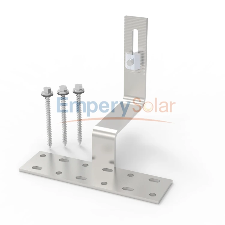 Solar Roof Mounting System Bracket Anodized T-Bolt Anchor Strut Channel Hook for Roof Bracket and Rail