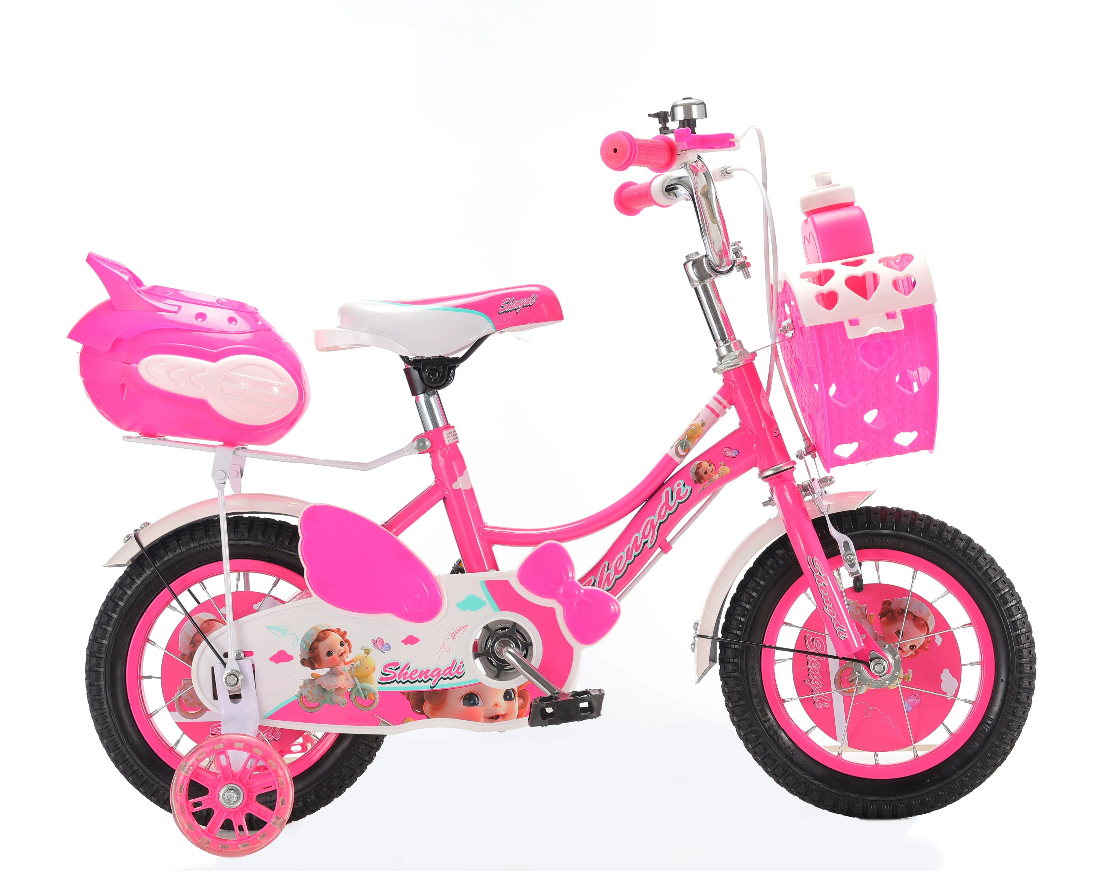 OEM Safety Baby Bicycle Child Steel Plastic Material beautiful Children Bicycle Pink Color Kid Bike For Girls and boys