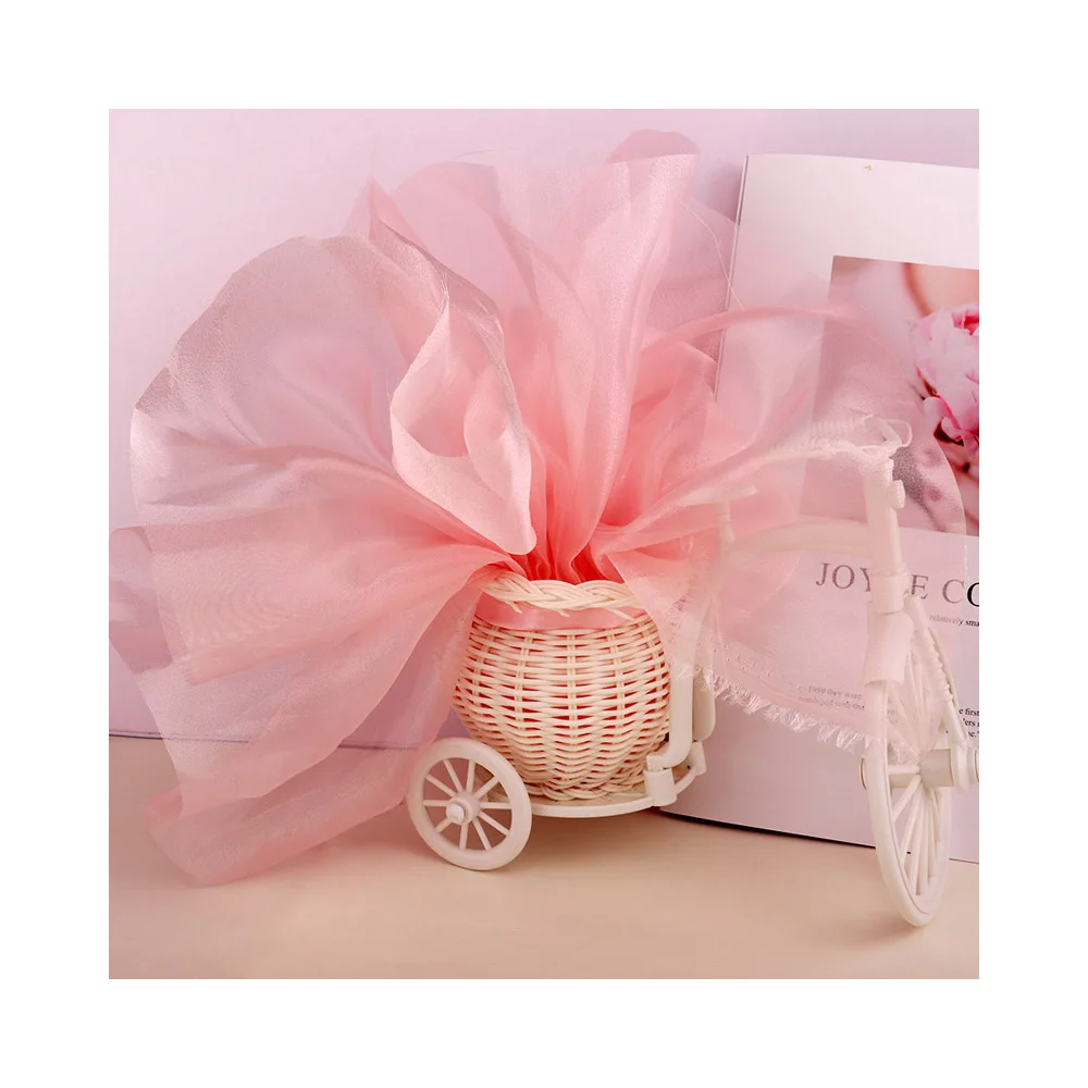 Fashion new style wedding accessories decorated knitted mesh illusion tulle organza fabric