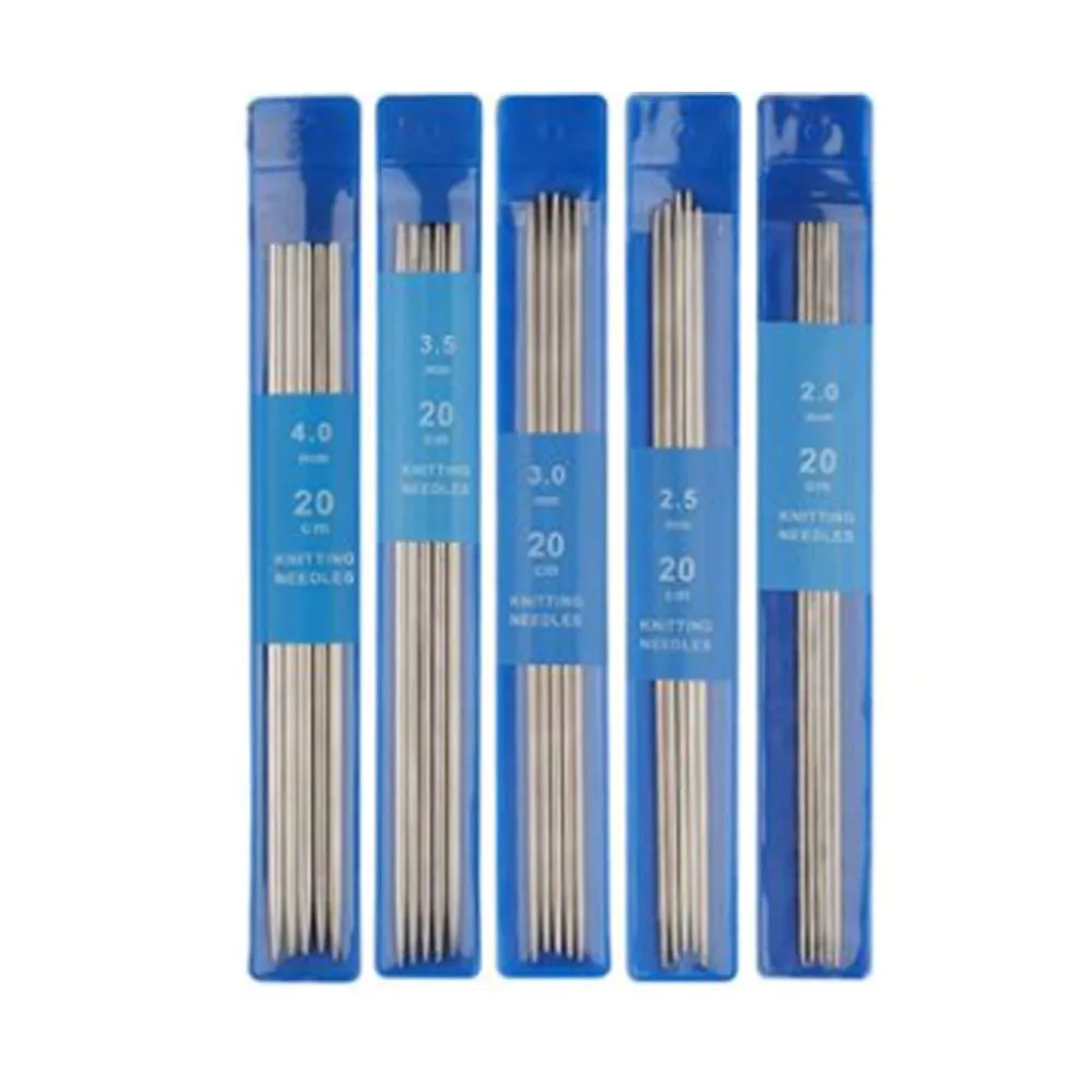 2.0 2.5 3.0 3.5 4.0mmStainless Steel Straight knitting needles Double Pointed Crochet Hooks Knitting Needles Set knitting Tools
