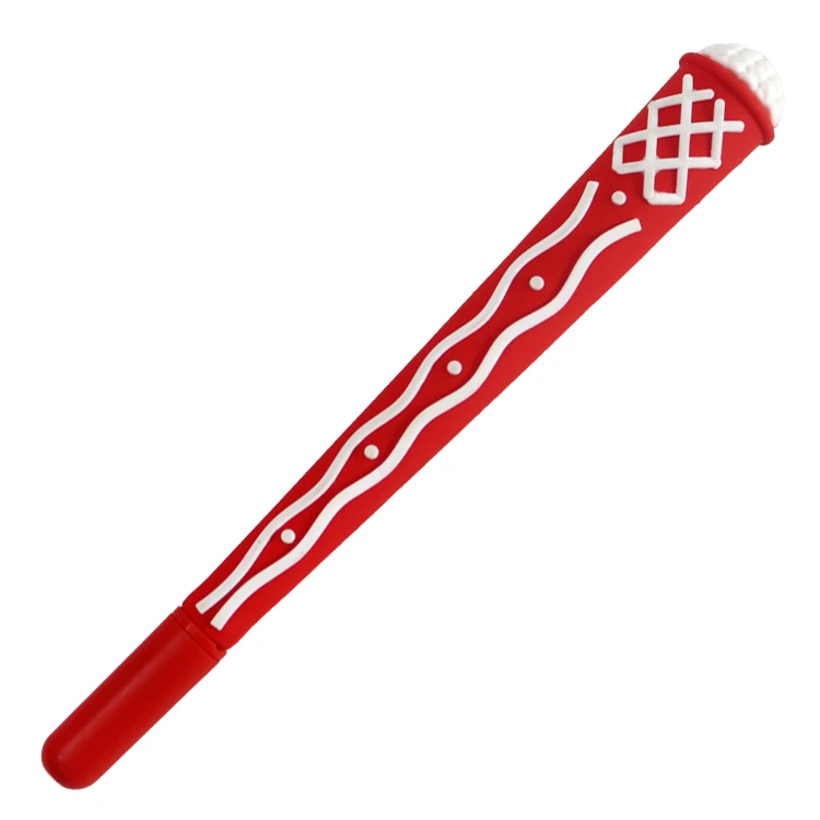 O&Q Cheap creative new design chips burger gourmet series hard silicone holder gel ink pens can be customized LOGO