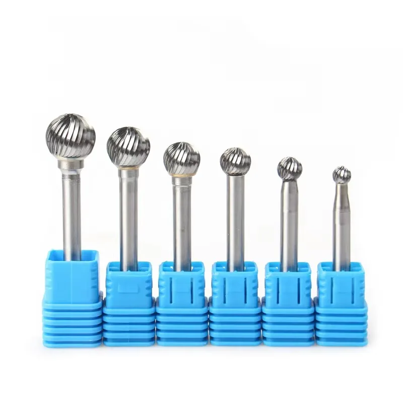 Rotary File Tool D Type Head Tungsten Carbide Alloy Point Burr Die Grinder Abrasive Tools Drill Milling Carving Bit Metal Wood