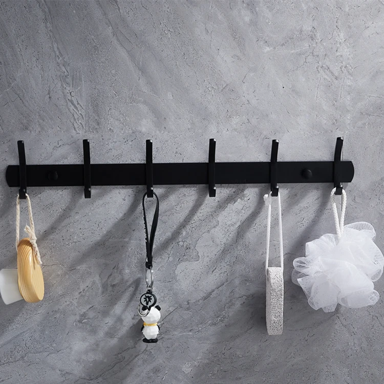 
Design Stainless Steel Design Wall Robe Hook Bathroom Wall Mounted Clothes Hanger Towel Coat Hooks 