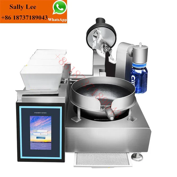 AI intelligent cooking pot automatic cooking wok restaurant food stir-fry machine