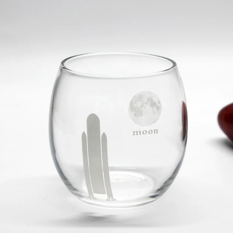 Factory Custom 1000ml Globe Decanter Shaped Glass Whiskey wine Decanter Set