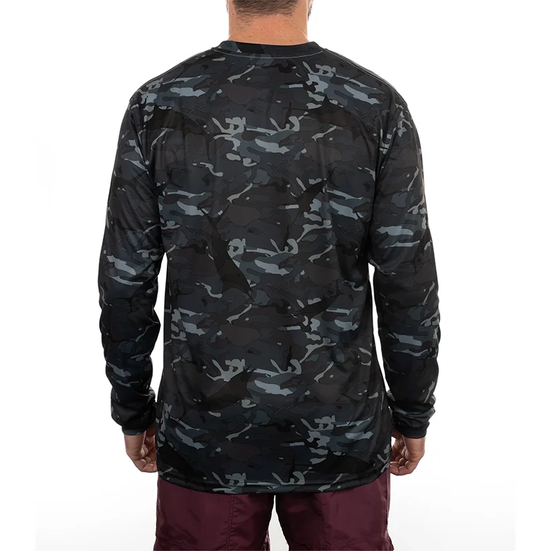 custom Performance UPF 50 UV Sun Protection Long Sleeve Quick Dry Fishing Shirt