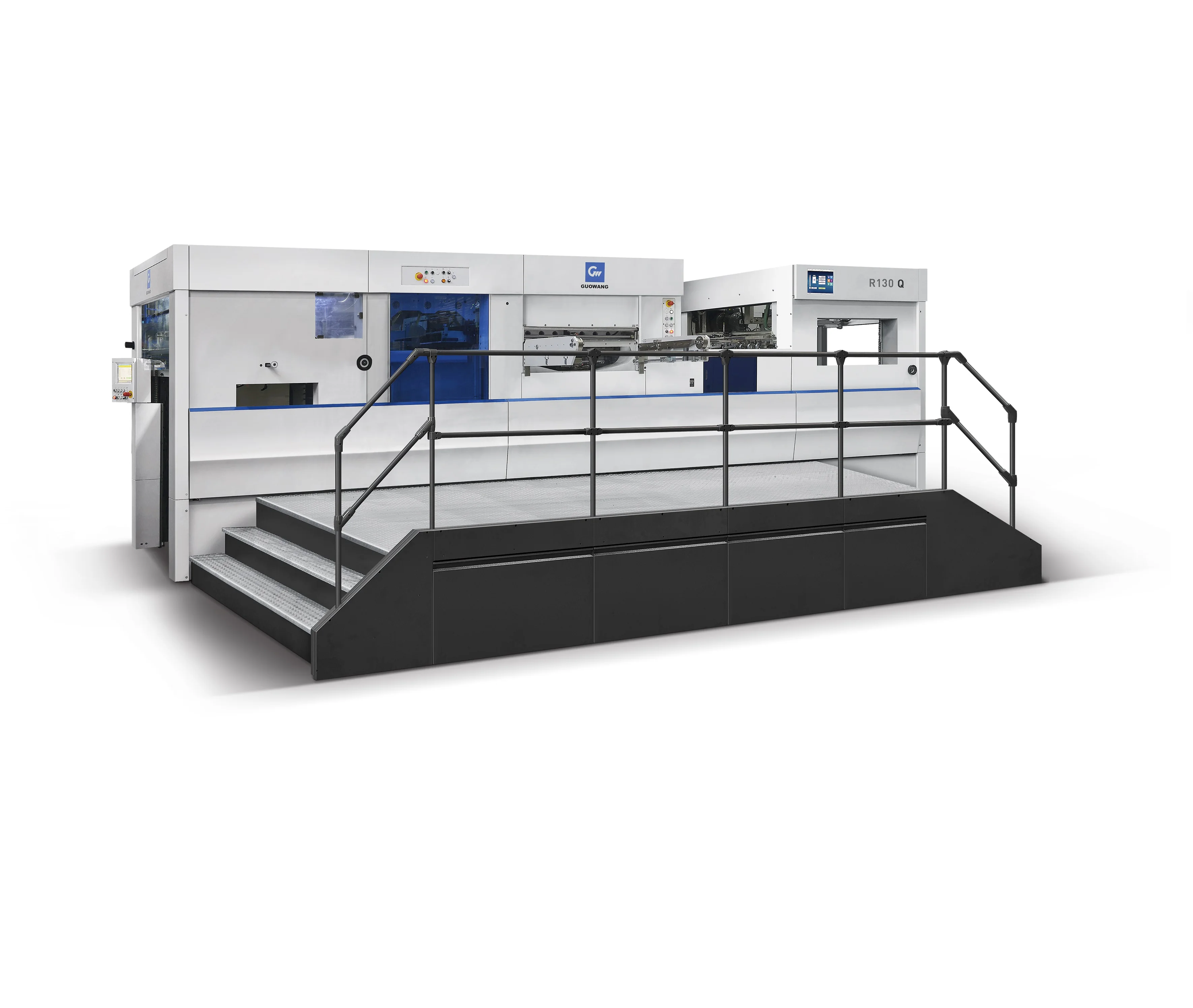 
Guowang GW R130Q Automatic Die-cutting Machine with Stripping 