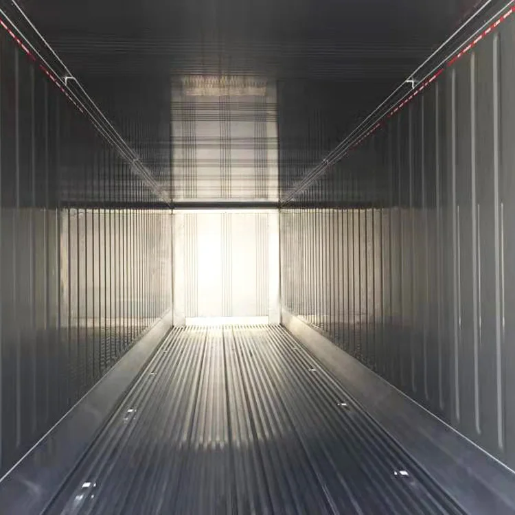 China Cheap Insulated Shipping Container 40 Feet High Cube Reefer Container Without Cooling Unit